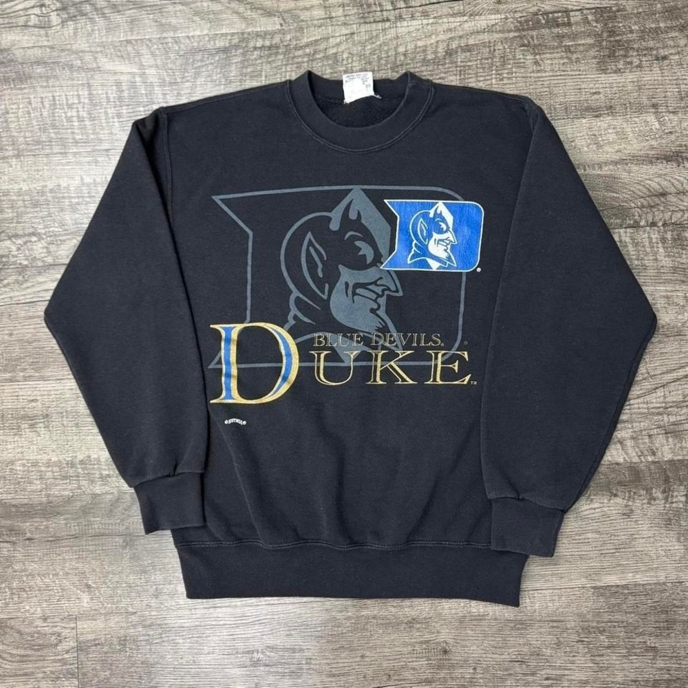 Vintage Nutmeg Duke Blue Devils Crewneck Sweatshirt USA M